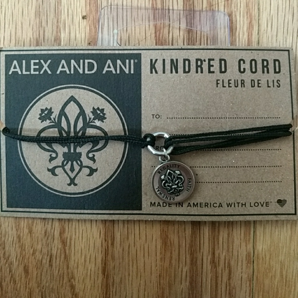 Alex and Ani Kindred Cord Fleu De Lis